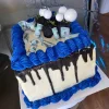 8" Square Cake